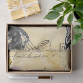 Halloween Alchemy Pink Peony Skeleton Ephemera Tissuepapier (Geschenk)