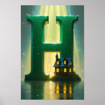 Halloween Alfabet Kids ABC Letter H