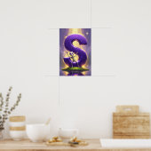 Halloween Alfabet Kids ABC Letter S Poster (Keuken)