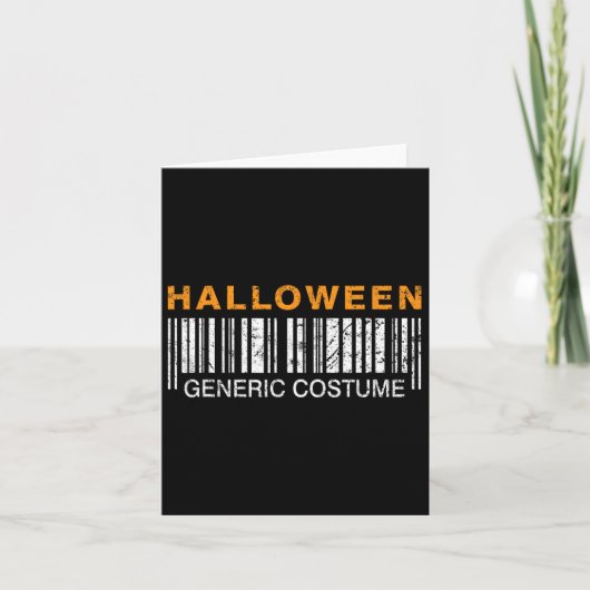 Halloween Algemeen Kostuum Grappig  Kaart (Voorkant)