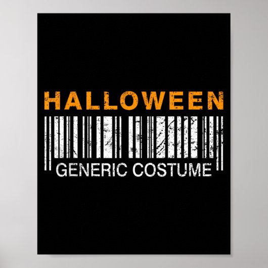 Halloween algemene kostuum grappig poster (Voorkant)