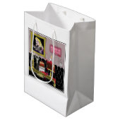 Halloween Alice in de wonderland teatime geschenkz Medium Cadeauzakje (Voorkant Gekanteld)