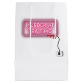 Halloween Alice in de wonderland teatime geschenkz Medium Cadeauzakje (Achterkant)