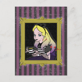 Halloween Alice in het wonderland teatime briefkaa Briefkaart