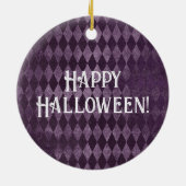 Halloween Alice in Wonderland Cheshire Cat Moon Keramisch Ornament (Achterkant)