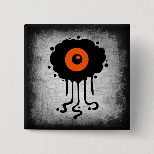 Halloween Alien Cyclops Button (Voorkant)