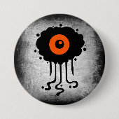 Halloween Alien Cyclops Button (Voorkant)
