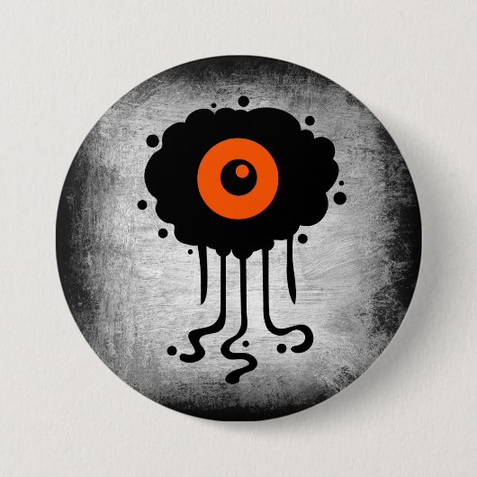 Halloween Alien Cyclops Button (Voorkant)