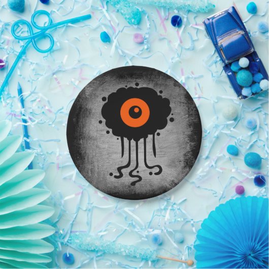 Halloween Alien Cyclops Papieren Bordje (Feest)