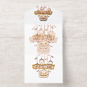 Halloween All In One Uitnodiging (Binnenkant)