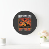 Halloween Alpaca Begraafplaats Heeft Iemand Behand Grote Klok (Huis)
