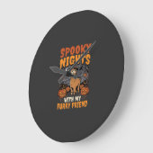 Halloween Alpaca Nacht Grote Klok (Hoek)