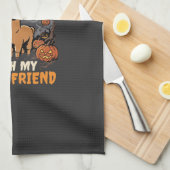 Halloween Alpaca Nacht Theedoek (Quarter Fold)