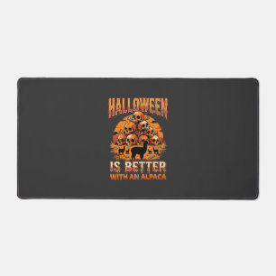 Halloween Alpaca Schedel Stapel Retro Horror Ontwe Bureaumat