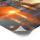 Halloween Alphabet Kids ABC Letter M Poster (Hoek)