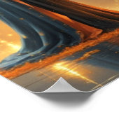 Halloween Alphabet Kids ABC Letter Q Poster (Hoek)