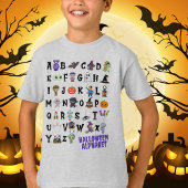 Halloween Alphabet Kinder Tshirt