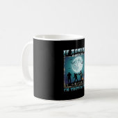 Halloween Als Zombies Ons Achterna Zitten_1 Koffiemok (Voorkant links)