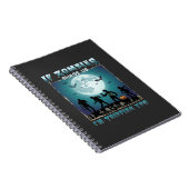 Halloween Als Zombies Ons Achterna Zitten_1 Notitieboek (Rechterzijde)