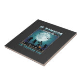 Halloween Als Zombies Ons Achterna Zitten_1 Tegeltje (Zijkant)