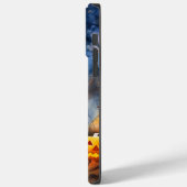 Halloween American English Foxhound Met Pompoenen Case-Mate iPhone Case (Achterkant / Links)