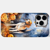 Halloween American English Foxhound Met Pompoenen Case-Mate iPhone Case (Achterkant (horizontaal))