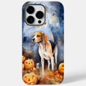 Halloween American English Foxhound with Pumpkins Case-Mate iPhone Case (Achterkant)