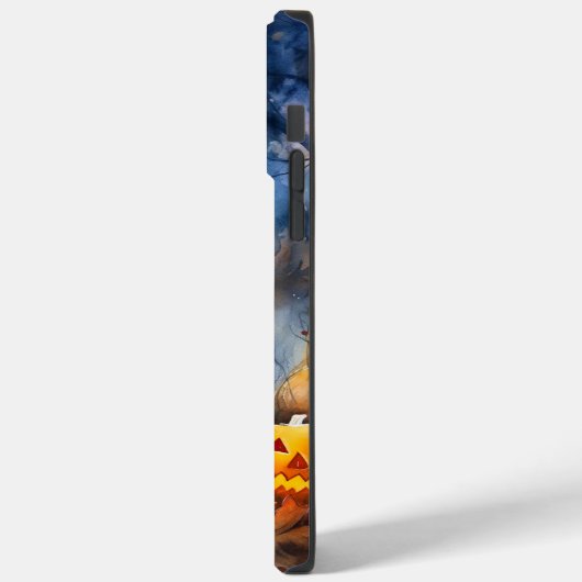 Halloween American English Foxhound with Pumpkins Case-Mate iPhone Case (Achterkant / Links)