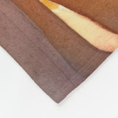 Halloween American Eskimo met pompoenen eng Fleece Deken (Hoek)