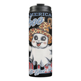 HALLOWEEN AMERIKAANS FA-BOO-LOUS COLLEGE THERMOSBEKER