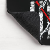 Halloween Amerikaanse vlag Muismat (Hoek)