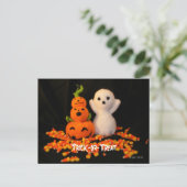 Halloween Amigurumi Post Card Briefkaart (Staand voorkant)