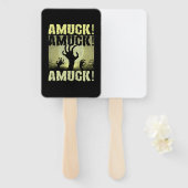Halloween Amuck Amuck Halloween Birthday Handwaaier (Voorkant en achterkant)