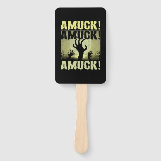 Halloween Amuck Amuck Halloween Birthday Handwaaier (Voorkant)