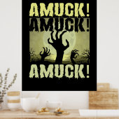 Halloween Amuck Amuck Halloween Birthday Poster (Keuken)