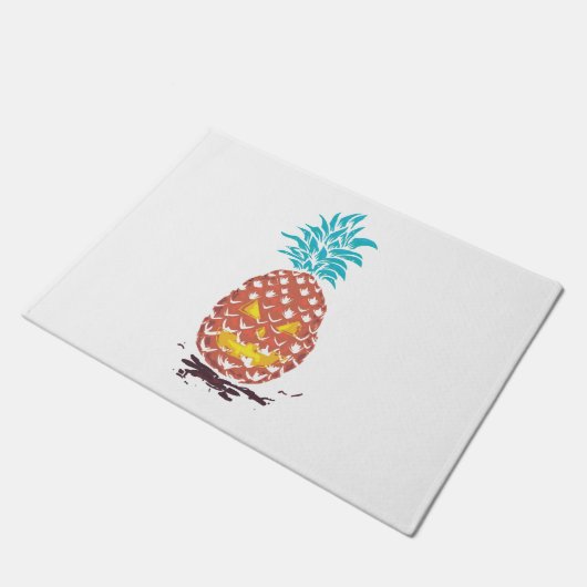 Halloween Ananas Deurmat (Schuin)
