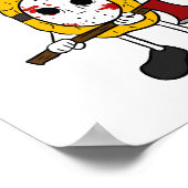 Halloween Ananas Poster (Hoek)