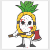 Halloween Ananas Sticker (Vel)