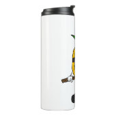 Halloween Ananas Thermosbeker (Gedraaid links)