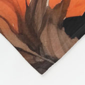 Halloween Anatolian Shepherd met pompoenen eng Fleece Deken (Hoek)