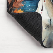 Halloween Anatolian Shepherd met pompoenen eng Muismat (Hoek)