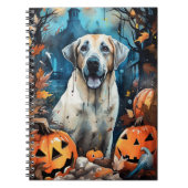 Halloween Anatolian Shepherd met pompoenen eng Notitieboek (Voorkant)