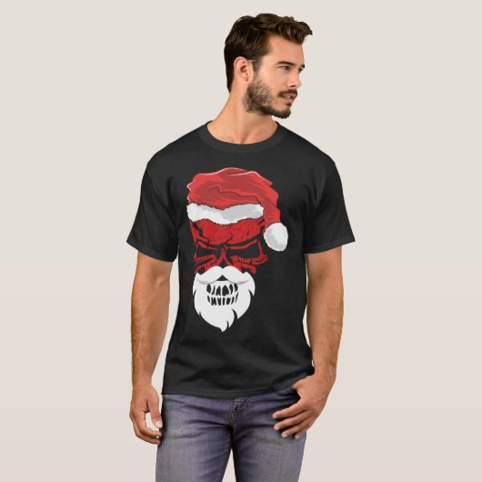 Halloween and Christmas Skull Graphic Tees Hallowe (Voorkant volledig)