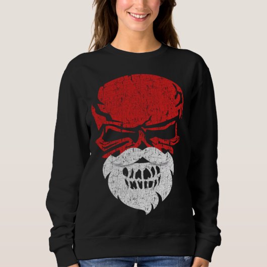 Halloween and Christmas Skull Graphic Tees Hallowe (Voorkant)