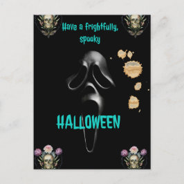 Halloween angstaanjagend post Kaart