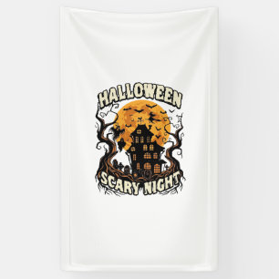 Halloween Angstaanjagende Nacht Spokenhuis Vollema Spandoek