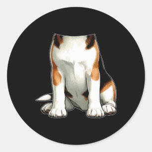 Halloween Animal Costume Cosplay Beagle Matching P Ronde Sticker