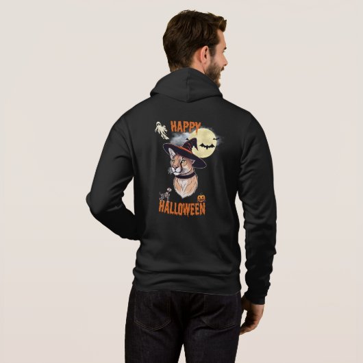 halloween animals hoodie (Achterkant volledig)