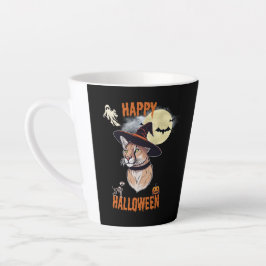 halloween animals latte mok