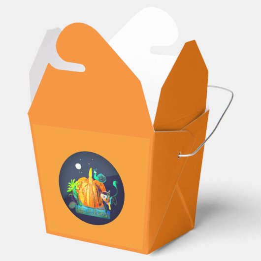  Halloween Animals & Pumpkin Trick or treat box  Bedankdoosjes (Geopend)